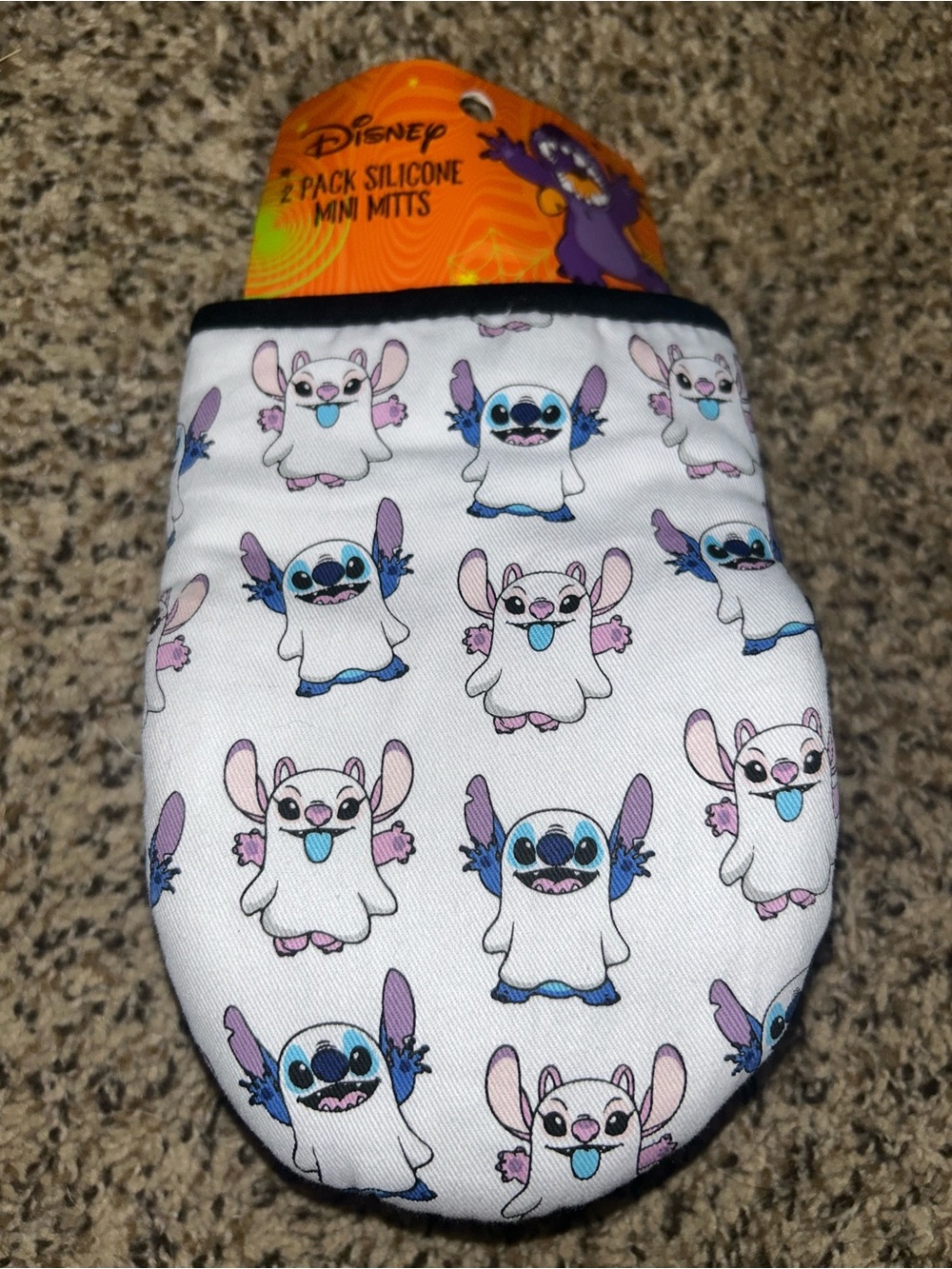 Disney Stitch & Angel Halloween Oven Mitts